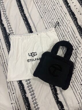 UGG x Telfar Black Sherpa Mini Tote